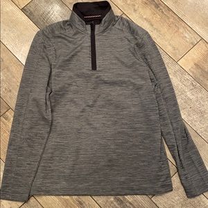 Johnston Murphy grey XC4 1/4 zip